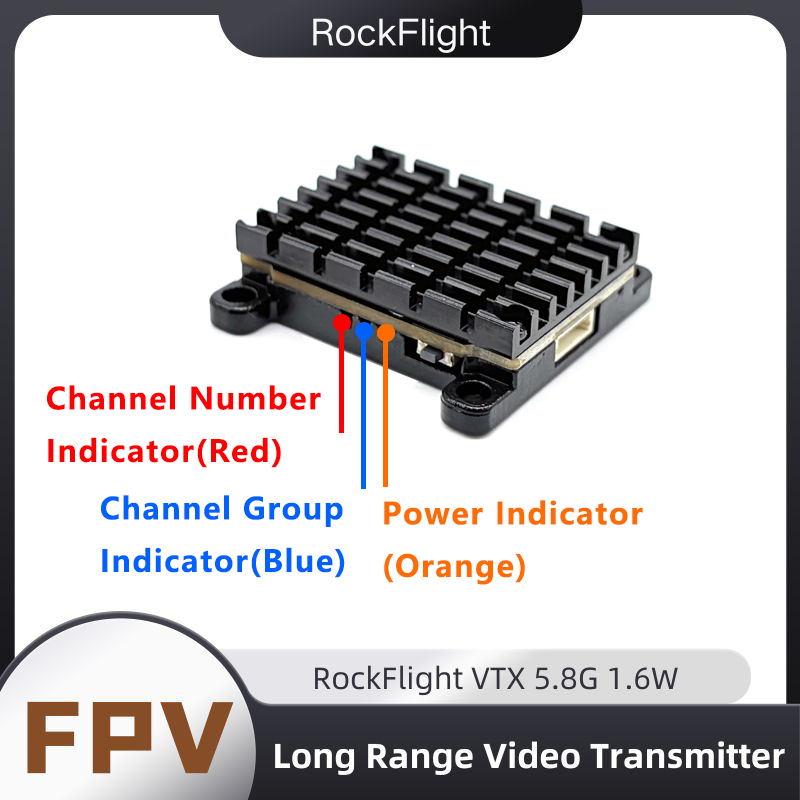 RockFlight TX663 VTX 5.8G 48CH – обзор и цена Drone Racing Receiver