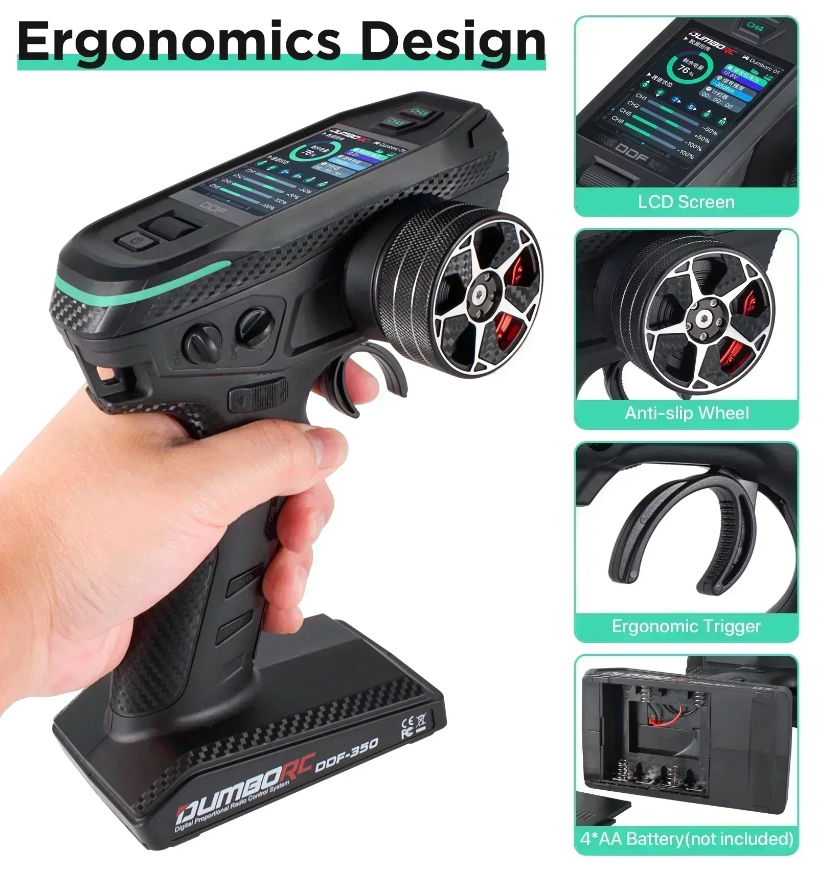 DUMBORC DDF-350 10-канальный р – обзор и цена Drone Racing Receiver
